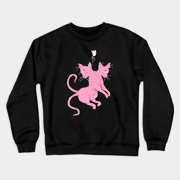 Psycat Crewneck Sweatshirt by robbadopolis